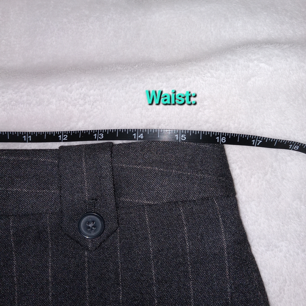 Banana Republic Women’s Pinstripe Dress Pants Size 8  Straight Career Office - Picture 9 of 13